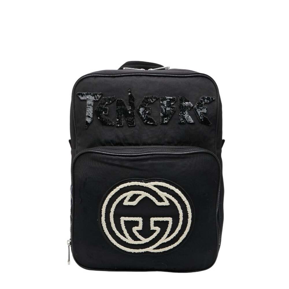 Gucci 80's Patch Backpack Nylon Large #225080G62B - image 1